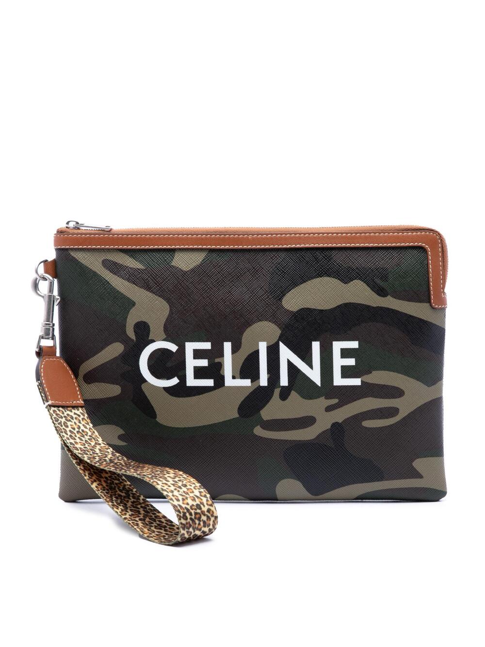 Celine Small Camouflage Coated Canvas #369938C55B